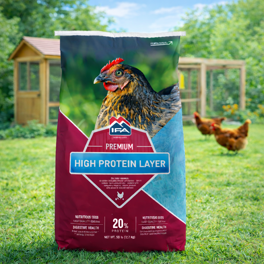 IFA 20% Layer Pellet Chicken Feed 50 LB Bag