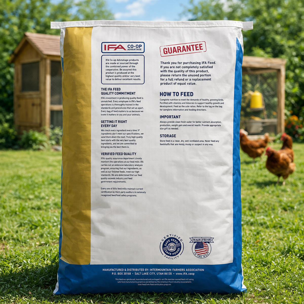 IFA 20% Layer Pellet Chicken Feed 50 LB Bag