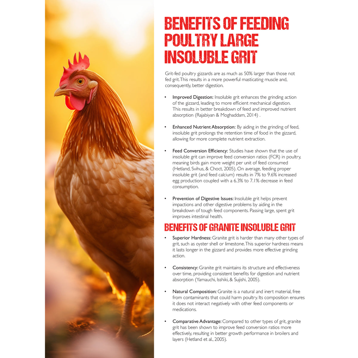 Peppy-Grit: Essential Grit for Healthy Chickens - 25LB Bag