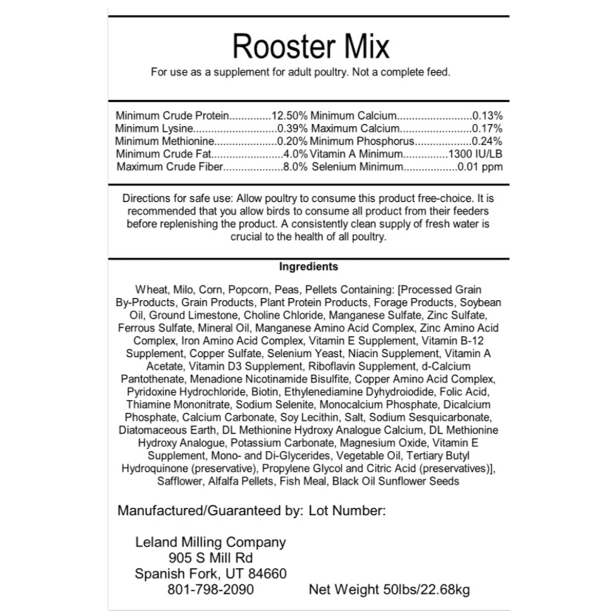 Rooster Mix