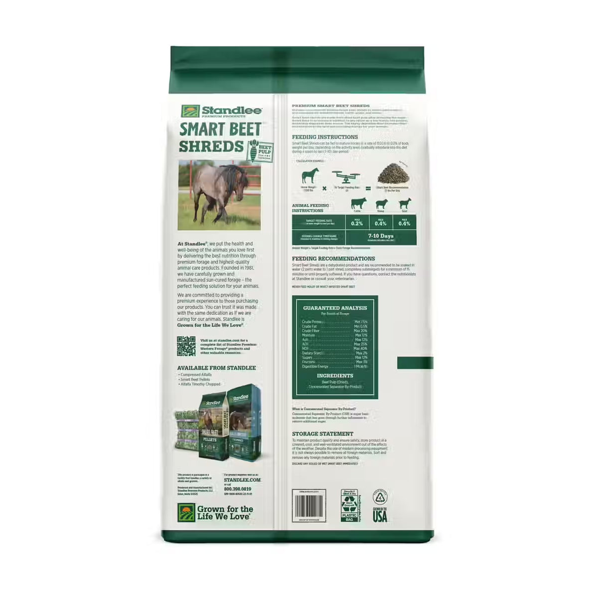 Standlee Smart Beet Shreds – 25 lb Bag