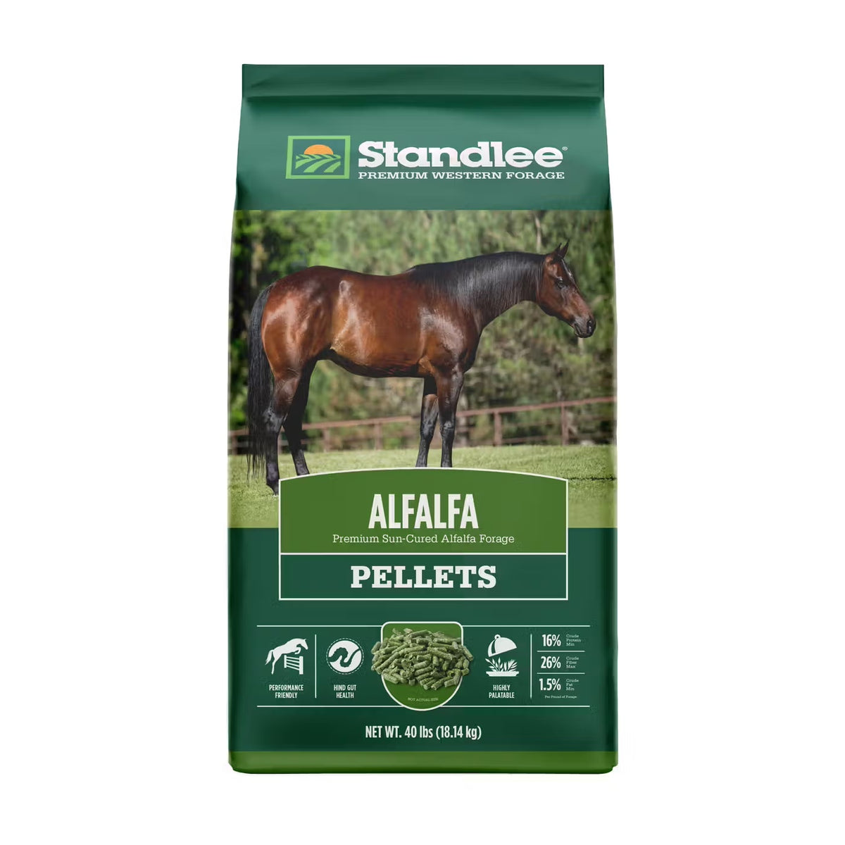 Standlee Alfalfa Pellets – 40 lb Bag
